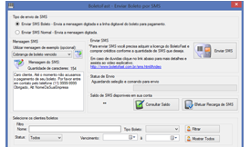 Envio de Boleto por SMS